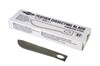 Knivblad F61 77 mm i rostfritt stål böjd egg 20 st/fp FEATHER