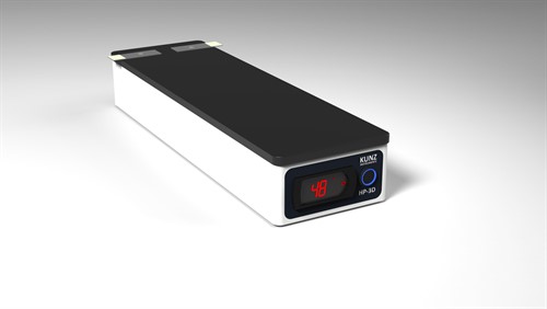 Värmeplatta HP-3D 152x502 mm, digital inställning +20°C - +90°C KUNZ