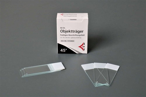 Objektglas 90° CC Vit 50 askar à 50 glas ENGELBRECHT