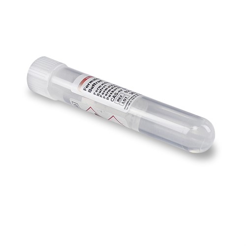 Formaldehyd 4% Buffrad 10 ml 100 rör/fp PP (skruvlock)