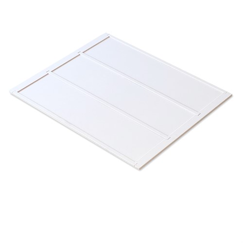 Objektglasbricka rymmer 27 glas i vit papp 3 filer