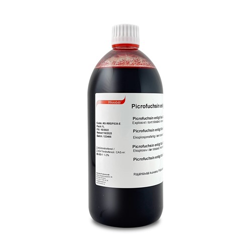 Picrofuchsin enligt Van Gieson Stain Extra 1L