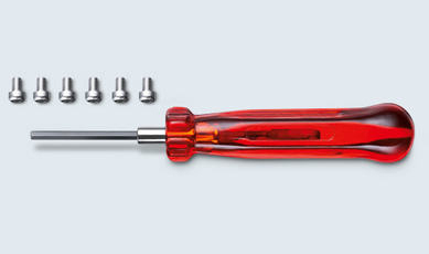 Skruvset (spår) för Mikrotombladhållare 160 / 240D / 240S FEATHER