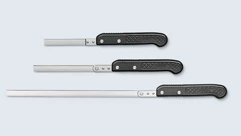 Knivhandtag F80 125x23 mm (passar mikrotomknivblad) FEATHER