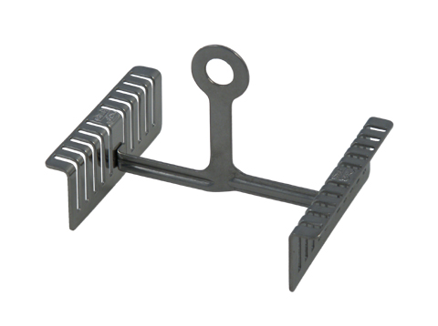 Objektglashållare för 10 glas i rostfritt