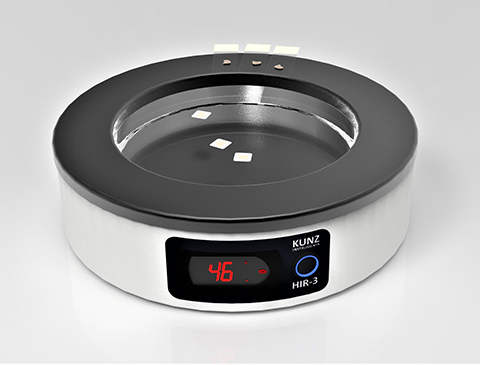 Vattenbad HIR-3D Runt med belysning/utan lock KUNZ