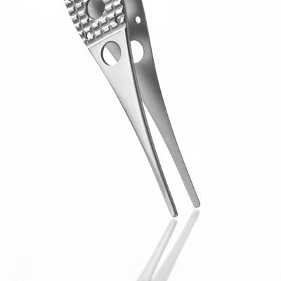 Pincett Ergonomisk 17,8cm Rak Slät Tip 3,0 mm