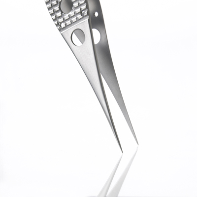 Pincett Ergonomisk 17,8cm Rak Räfflad Tip 1,5 mm