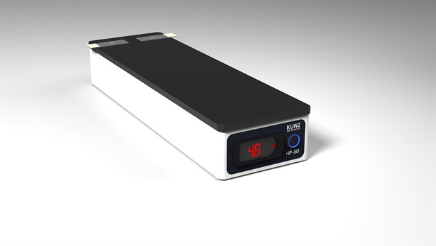 Värmeplatta HP-3D 152x502 mm, digital inställning +20°C - +90°C KUNZ