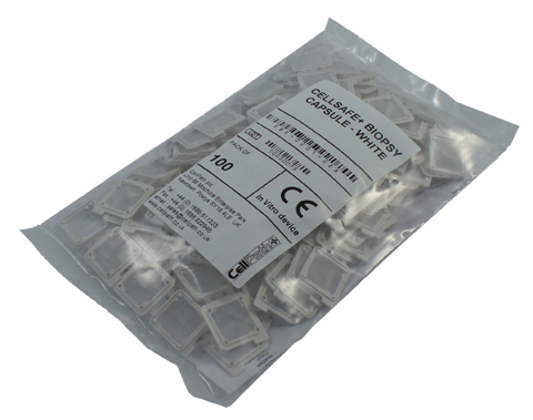 CellSafe+ Kassettinlägg (biopsikapsel) Vit 100 st/fp NEW