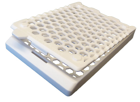 Kassett Supa Mega Slim Vit (med lock) 100 st/fp CELLPATH