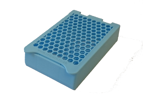 Kassett Supa Mega Blå 100 st/fp (med lock)