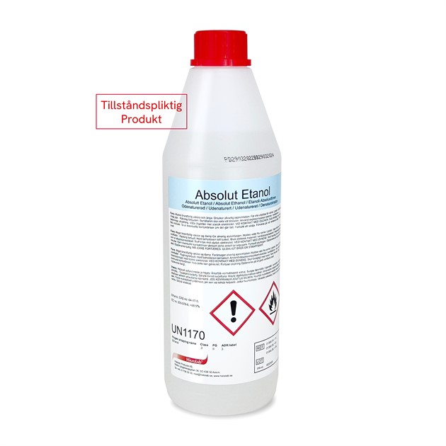 Absolut Etanol 1L odenaturerad Ph.Eur.