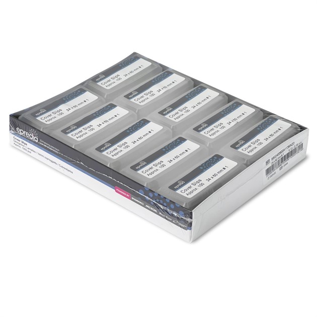 Täckglas Nr 1 24x60 mm 10x100 st/fp EPREDIA