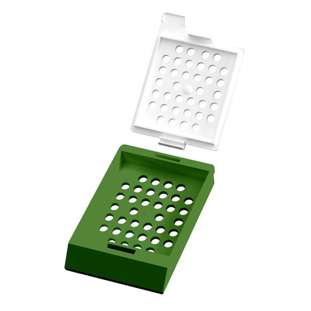 System II+ Round Cassette Dark Green threaded 2000/pkg