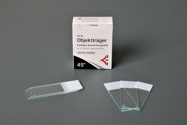 Objektglas 90° CC Vit 50 askar à 50 glas ENGELBRECHT