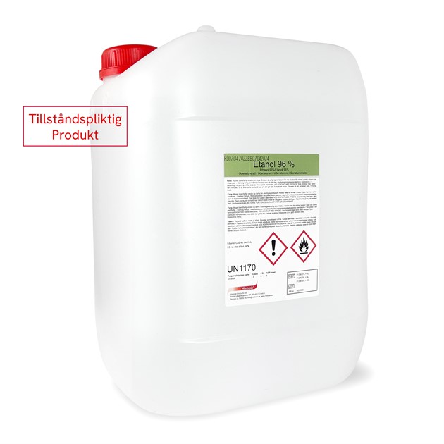 Etanol 96% 20L odenaturerad Ph.Eur.