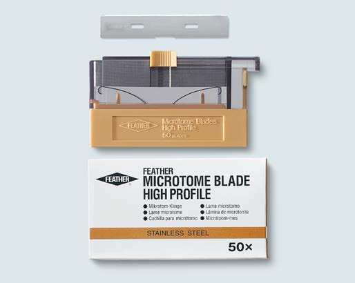 Mikrotomknivblad S35 High Profile 50 st/fp FEATHER