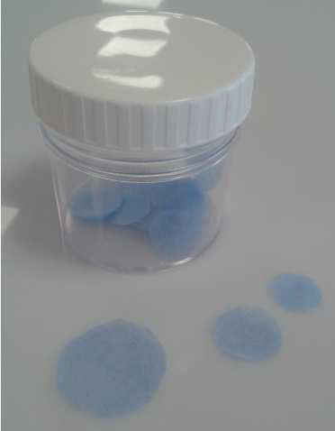 Box of lens paper disks, diameter 22mm (100 pieces)