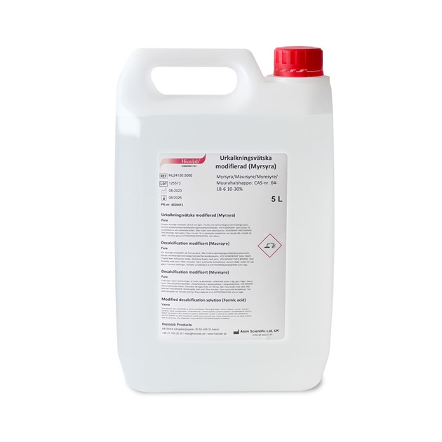 Urkalkningsvätska modifierad (Myrsyra) (10-30 %) , 5L