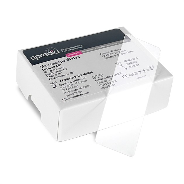 Objektglas 45° CC 40 askar à 50 glas EPREDIA