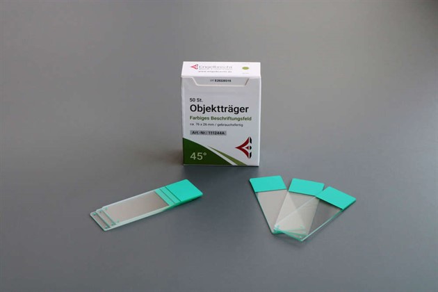 Objektglas 90° CC Gröna 50 askar à 50 glas ENGELBRECHT
