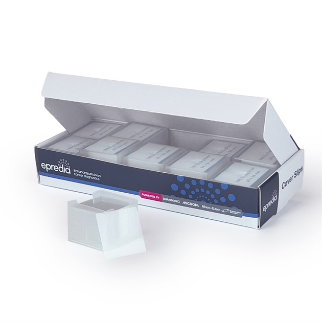Täckglas Nr 1 24x24 mm 10x100 st/fp EPREDIA