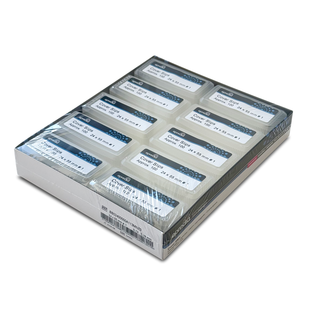 Täckglas Nr 1 24x55 mm 10x100 st/fp EPREDIA