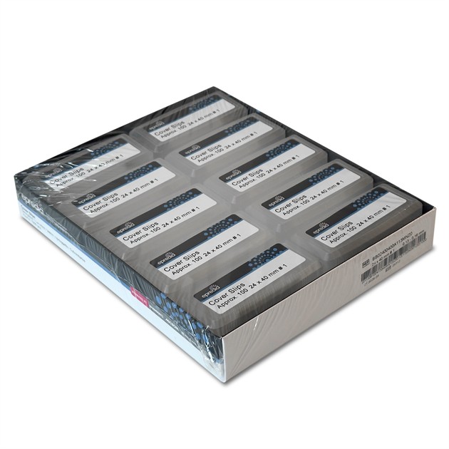 Täckglas Nr 1 24x40 mm 10x100 st/fp EPREDIA