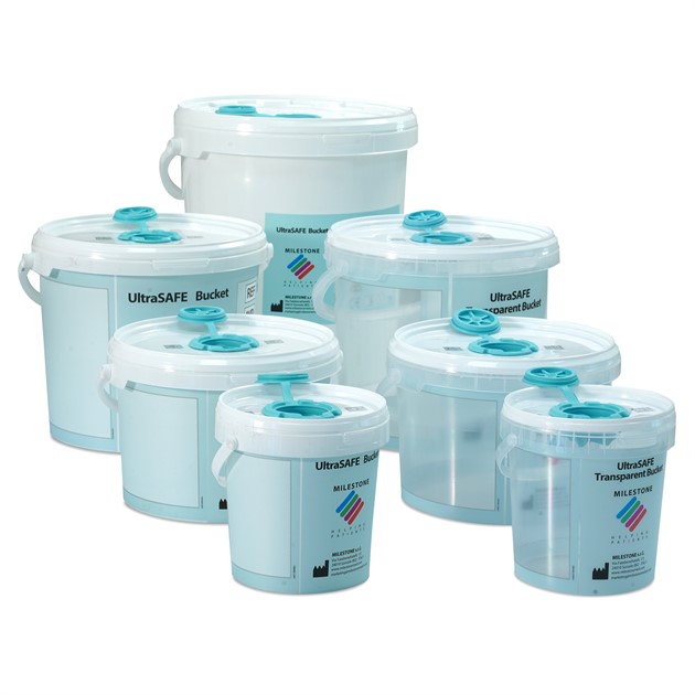 Kit UltraSAFE Plastic Buckets 1L 120 st/fp