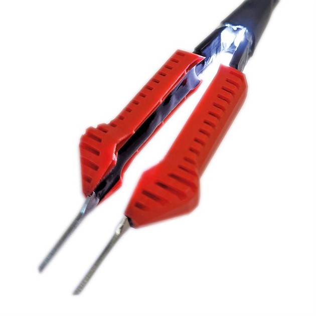 CELLCEPS+ LED Värmepincett 1mm Slät Tip Röd
