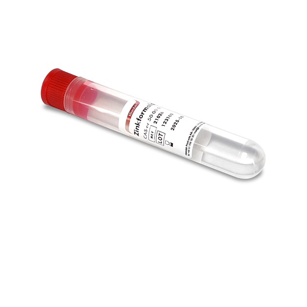 Zinkformaldehyd 4% 10ml fyllt i rör 13ml PP (snäpplock) 100/fp RUO